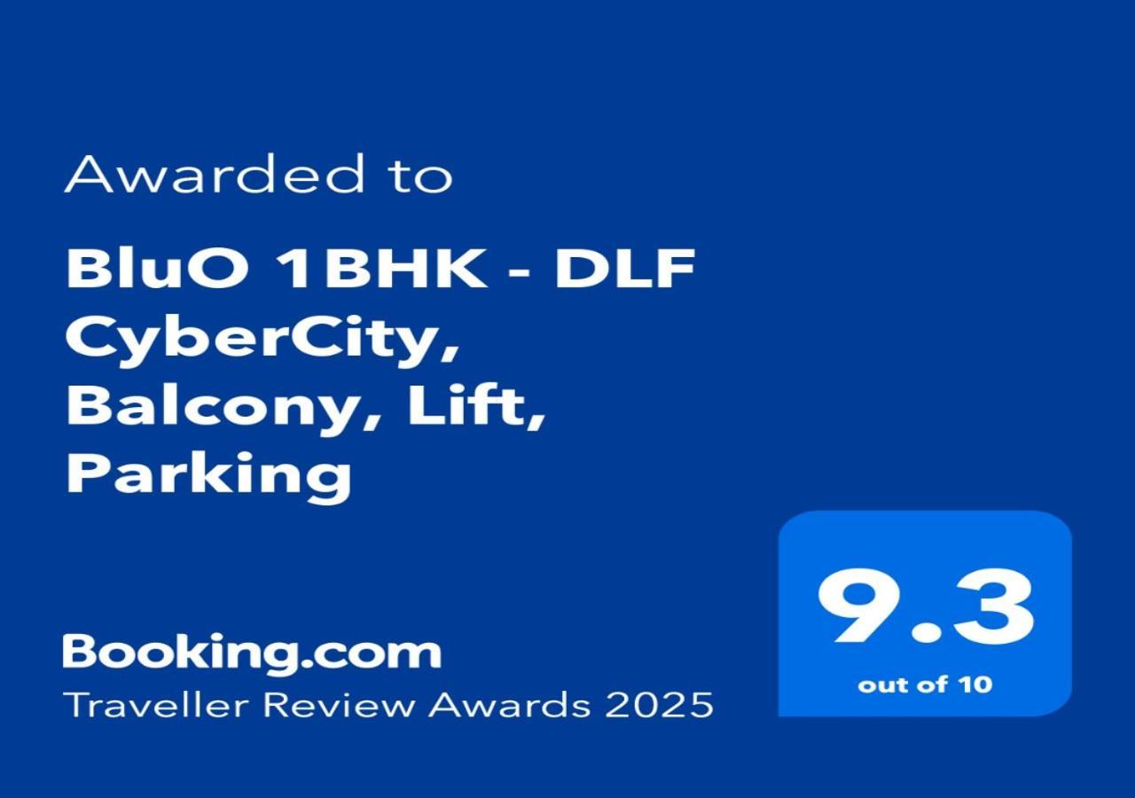 Bluo 1Bhk - Dlf Cybercity, Balcony, Lift, Parking Gurgaon Bagian luar foto